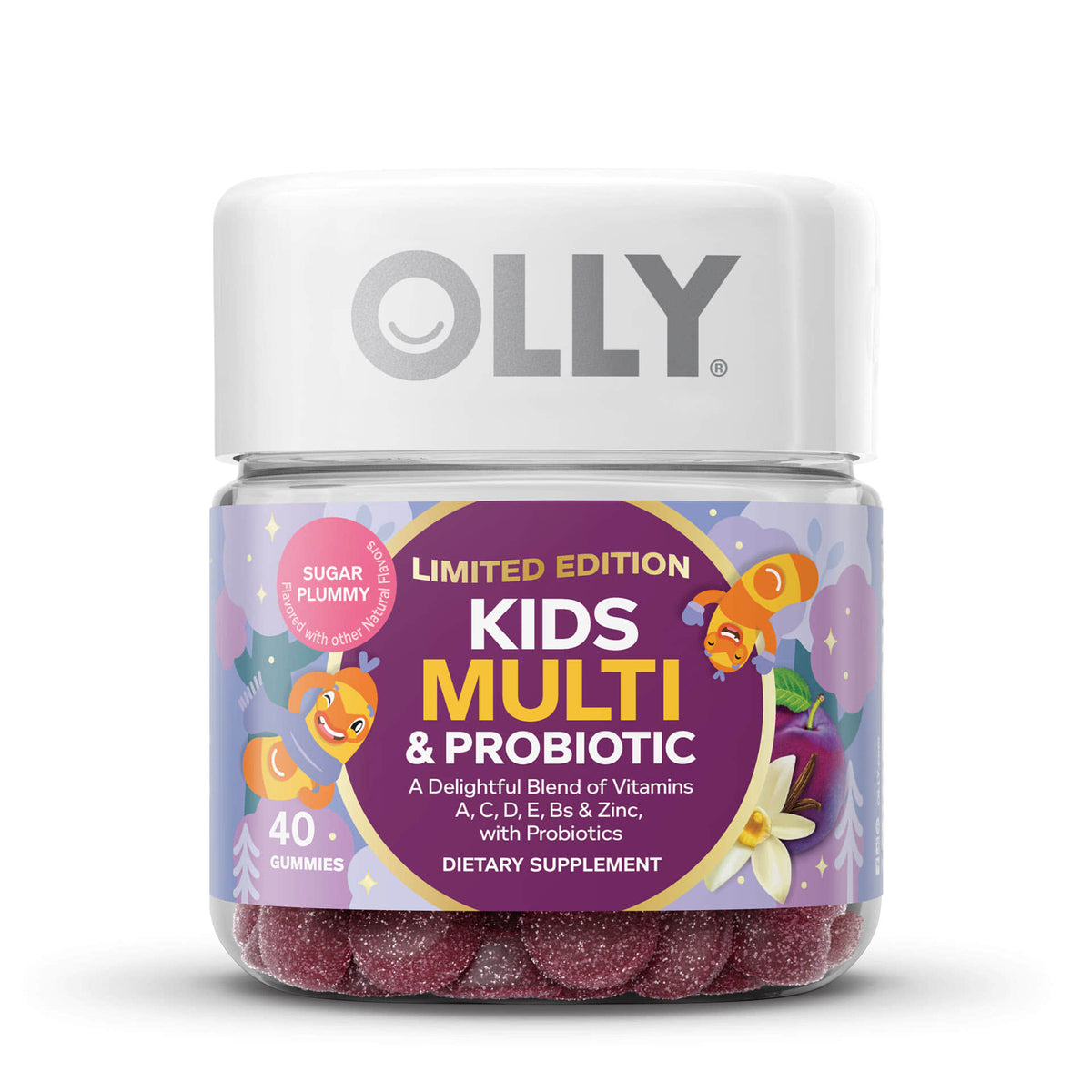 Kids Multi & Probiotic Sugar Plummy Image