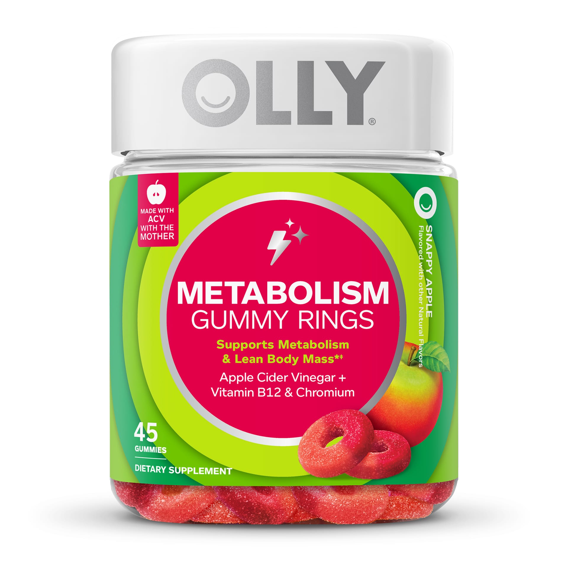 Metabolism Gummy Rings Zoomed