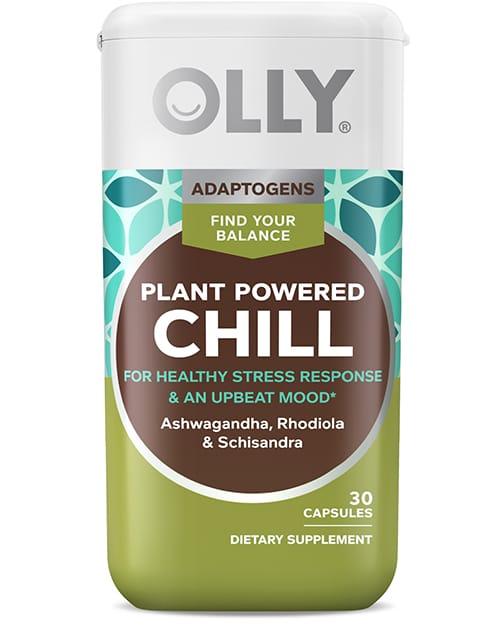 OLLY Hello Happy Gummy Worms, Mood Balance Support Supplement, Vitamin D,  Tropical, 60 Ct 
